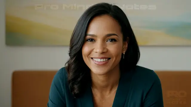 A professional therapist smiling confidently